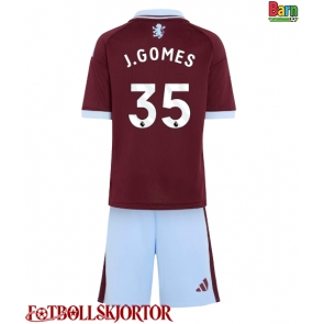 Aston Villa Joao Gomes #35 Hemmakläder Barn 2026-27 Kortärmad (+ Korta byxor)
